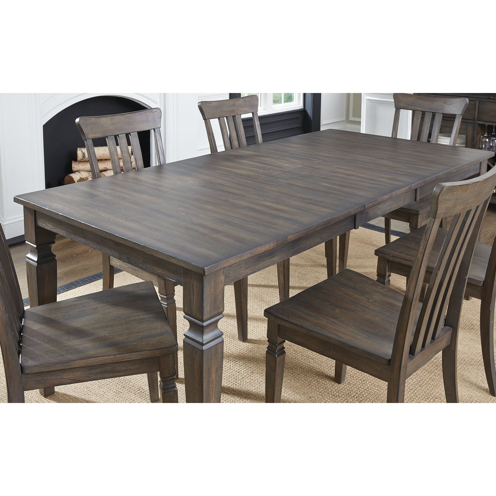 AAmerica Kingston Transitional 7Piece Dining Set Conlin's Furniture